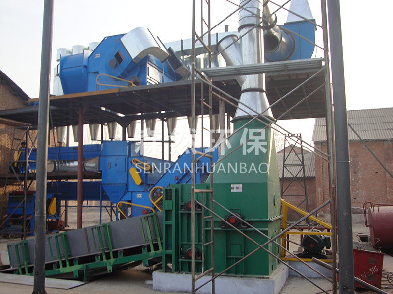 開棉機(jī)安裝現(xiàn)場